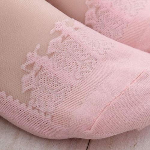 Ultra Thin Ankle Socks Women Floral Transparent Crystal Lace Elastic Sheer Soc я - Picture 10 of 19