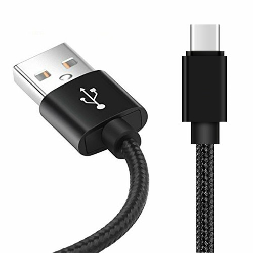 3 PACK 10Ft Type-C Nylon Braided USB Data Sync Charger Charging Cable Cord - Picture 2 of 5