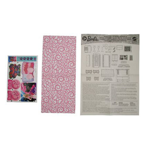barbie dream house replacement stickers