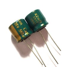 5pcs 560uF 35V 560MFD 35WV 13*13mm Electrolytic Capacitor (NEW)