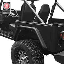 Heavy-duty Steel Rear Fender Flares Armor Guards For Jeep Wrangler Yj 1987-1995