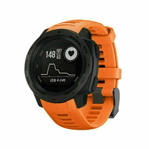 Pour montre Garmin instinct bracelet de remplacement en silicone bracelet de ... - Picture 16 of 25