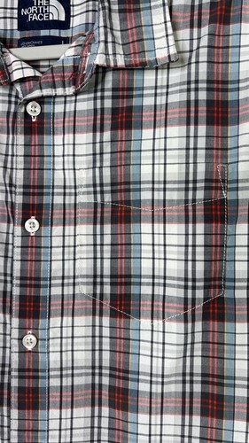 The North Face Mens Medium Camp Plaid Short Sleeve Button Up Shirt - Picture 4 of 12