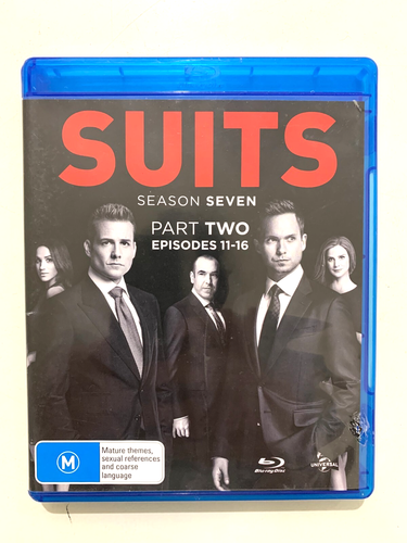 Suits Blu-ray Season 7 Part Two Episodes 11-16 Region Free Drama TV Series VGC - Foto 2 di 6