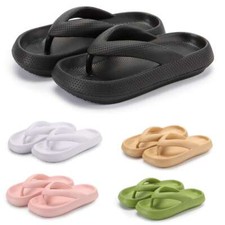 Women multi colors sandals thong, flat comfort casual Beach EVA Slipper Summer
