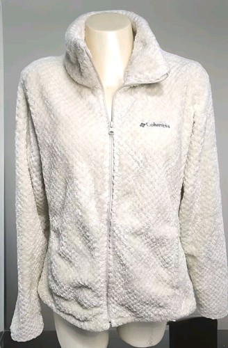 Columbia Fire Damen-Sherpa-Farbe mit seitlichem Reißverschluss Farbe cremefarben Größe LARGE - Bild 1 von 6