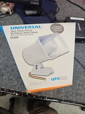 Universal Power Group UPG SS30P Dual Horn Style Two Tone Piezo 30w Outdoor Siren