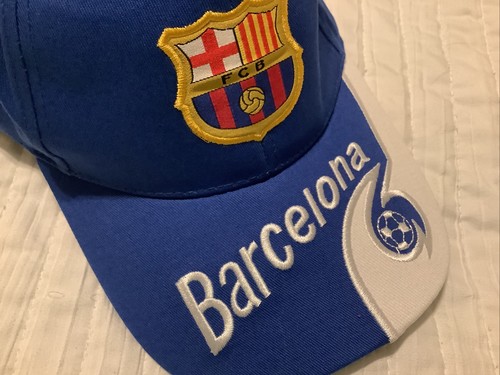 Barcelona F.C.B. Gorra sombrero ajustable azul fútbol talla única - Imagen 3 de 3