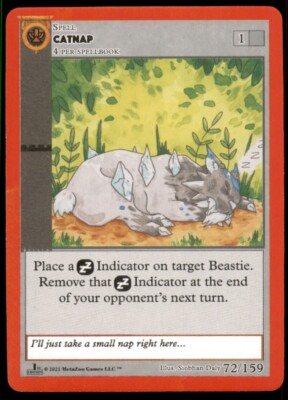 2021 MetaZoo Cryptid Nation Base Catnap 1st Edition #72/159 - QTY