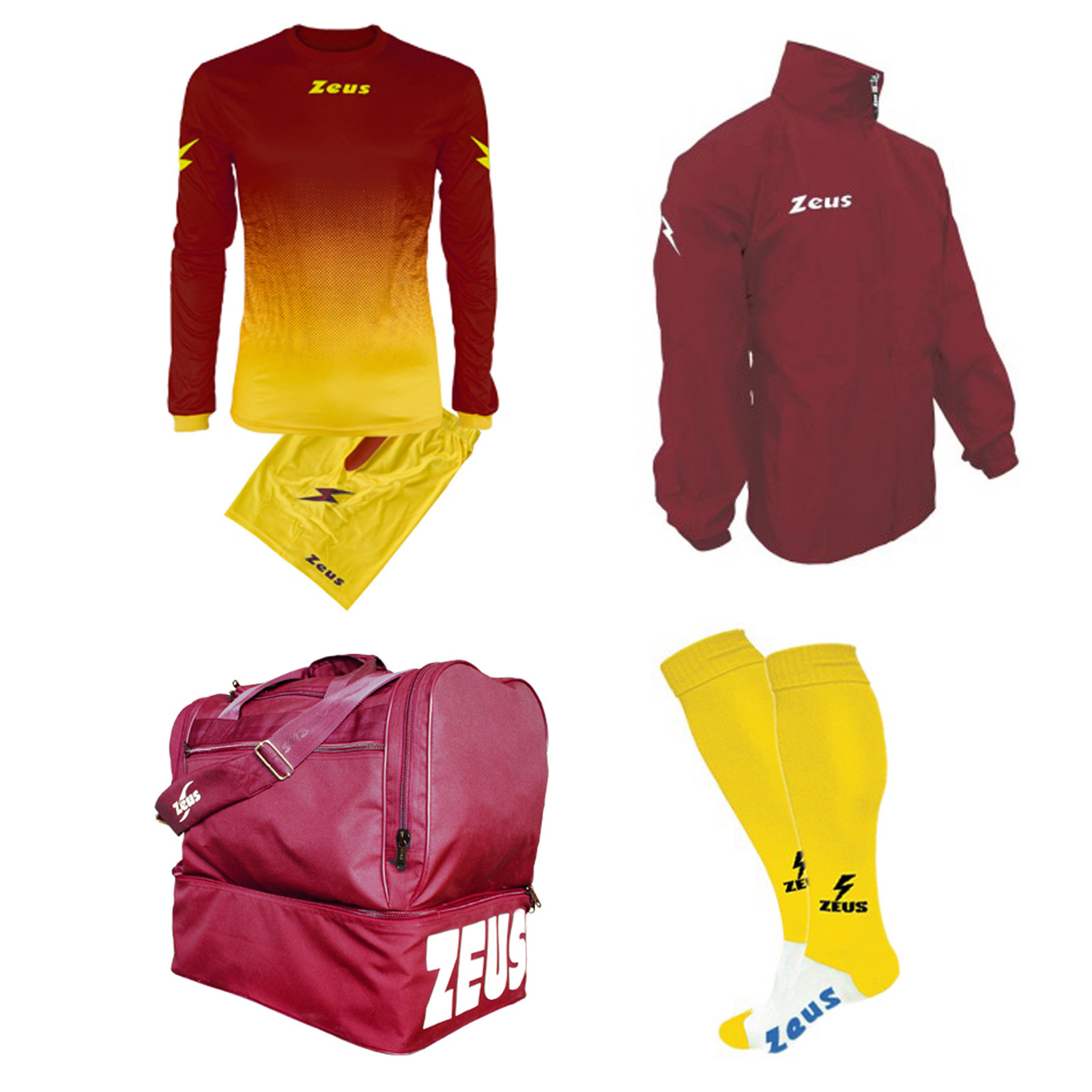 BOX BOX BOX CALCIO ZEUS KIT EROS 4 PEZZI K-WAY 237a13 BOX BOX BOX CALCIO ZEUS KIT EROS 4 PEZZI K-WAY 237a13