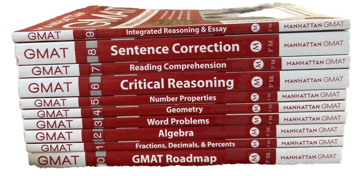 マンハッタン　manhattan prep gmat 10冊セット Manhattan Prep GMAT 5th Edition Guides 0-9 (Full Set — 10 books