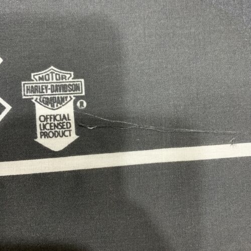Pañuelo Harley Davidson Motocicletas Bandana Eagle Negro Hecho en EE. UU. - Imagen 2 de 3