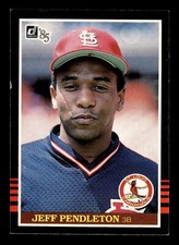 Terry Pendleton 1985 Donruss #534b St. Louis Cardinals Rookie