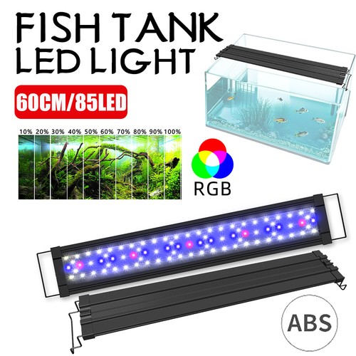 New Aquarium Auto Cycle Stand Light Full Spectrum Aqua Plant Fish Tank LED Lamp - Picture 26 of 28