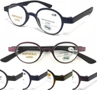 Round Reading Glasses +1.0+1.25+1.5+1.75+2.0+2.5+3.0+3.5 Retro Flexible Arm R881