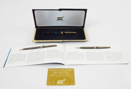 1980's MONTBLANC BLACK MEISTERSTUCK ROLLERBALL PEN SMALL LADY L=135mm - Picture 2 of 7