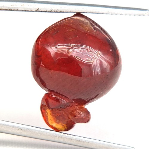 Shola Genuine 13.63 Ct Natural Spessartine Mandarin Garnet Mango Carvings Namib - Picture 2 of 2