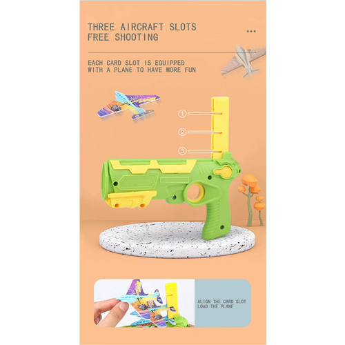 Airplane Launcher Toy Catapult Bubble Airplane Shooting Game For Birthday Gifts - Picture 3 of 10