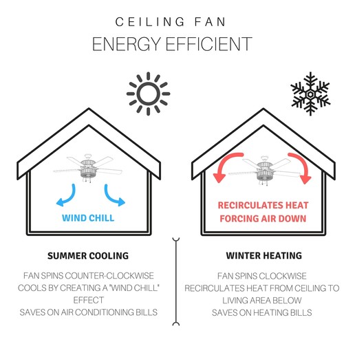 August 52 in. LED Indoor Cream Ceiling Fan with Light - Picture 7 of 7