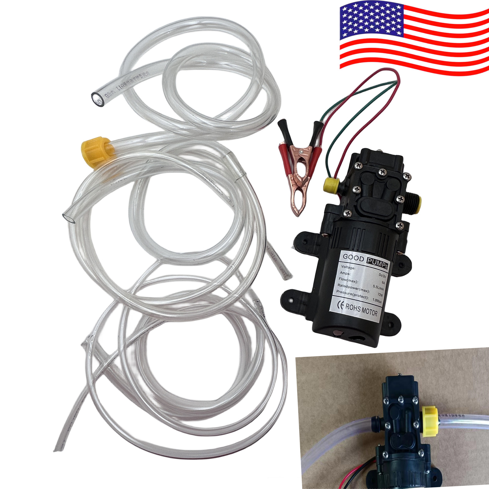 12V Motor Oil Fluid Extractor Electric Siphon Transfer Pump Change oil