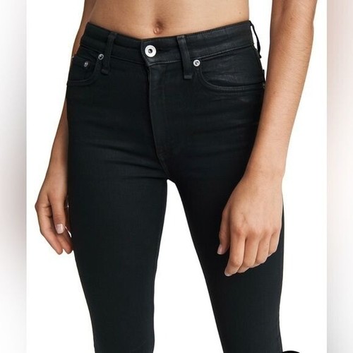 NWT Rag and Bone Nina High-Rise Coated Skinny Jeans Size 23 - Picture 5 of 9