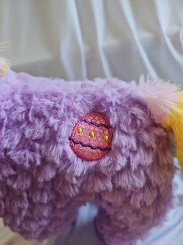 Peluche unicorno Homerbest 12" viola arcobaleno criniera peluche giocattolo zoccoli corno scintillante - Foto 4 di 8