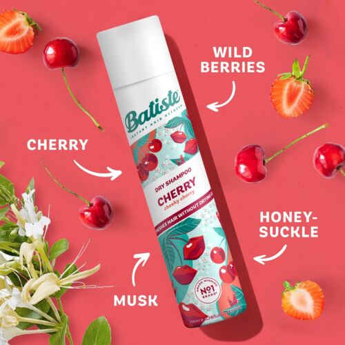 Batiste Instant Refresh Dry Shampoo Cherry 6.73oz /200ml-FREE SHIPPING-PACK OF 3 - Picture 3 of 3