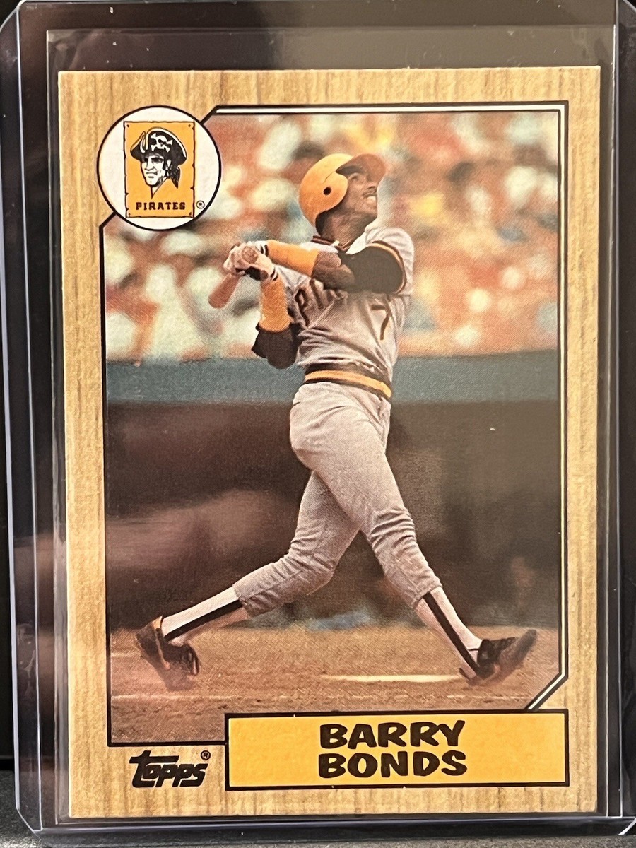 1987 Topps Rookie Error Card -RARE- #320 Barry Bonds (RC) + 10