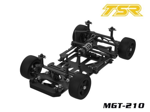 Team Saxo MGT-210 Pan Car 1/10 Grand Touring RC Bausatz 210mm Racing Oval On-Road - Bild 10 von 10
