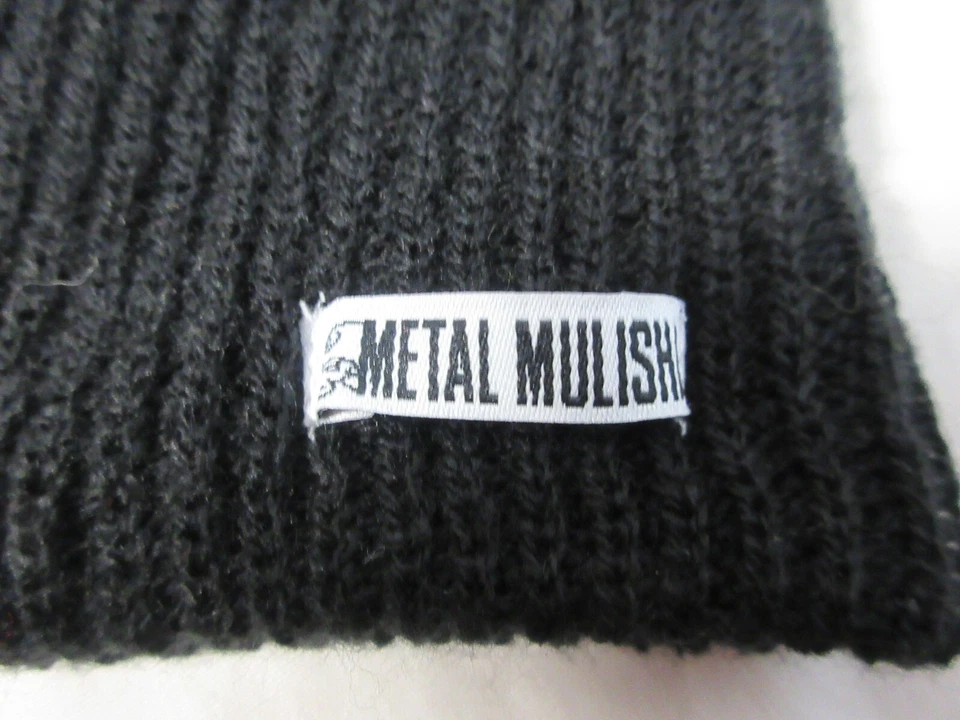 Gorro estándar Mulisha de metal negro con logotipo nuevo con etiquetas Foto 2 de 4