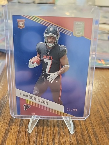 2023 Panini Donruss Elite - Rookies Blue #104 Bijan Robinson /99 (RC)