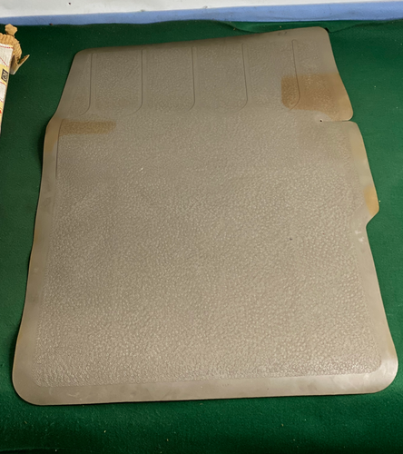Nuevo de lote antiguo 1965-1970 Pontiac accesorios alfombra de piso delantero par de unidades marrón/beige gm - Imagen 5 de 6