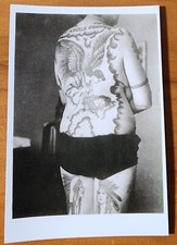 Bernard Kobel Traditional Tattoo Photo B W Vintage Tattooed Woman Angel On Back