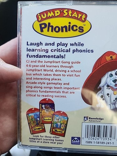 Jump Start Phonics CD-ROM Ages 4-6 PC/Mac 1999 Educational Games Kids - Works - Picture 5 of 9