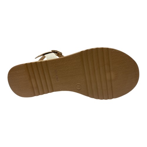 SCARPE SANDALI SANDALO DONNA REPO 19291 E4 PELLE BEIGE ORIGINALE PE 2024 - Picture 6 of 6