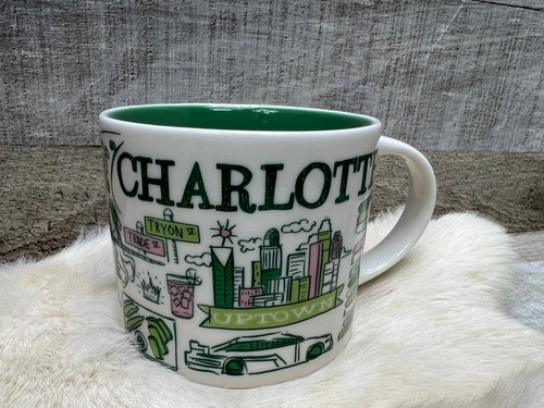 Starbucks Collector 2018 Mug "Been There Series" Charlotte NC Coffee Cup 14oz - Picture 1 of 7
