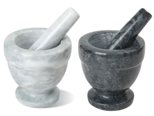 Large Pestle and Mortar Set Natural Spice & Herb Crusher Grinder Durable Stone - Picture 2 of 20