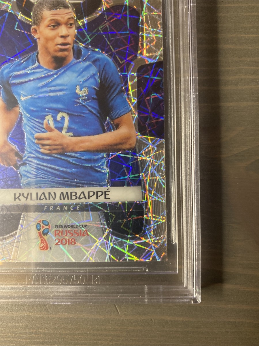 2018 Panini Prizm World Cup Soccer Kylian Mbappe Lazer Prizm