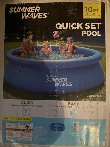 10-ft Quick Set Ring Swimming Pool 