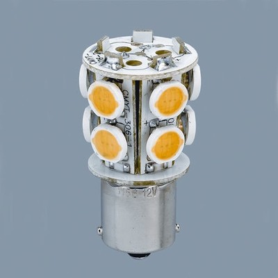 MARINE RV AUTO TRAILER BUS PARALLEL LED BULB LIGHT SINGLE CONTACT BAYONET B15D