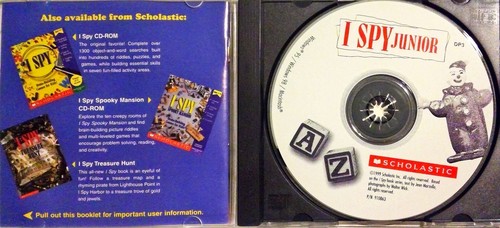 I Spy Junior Scholastic Vintage Ages 3-5 Early Reading Math LikeNew - Picture 4 of 6