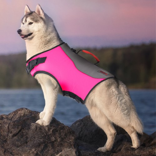 Kong Dog Float verstellbarer Konservierer Flotation Sicherheitsweste Ripstop Schwimmweste - Bild 8 von 16