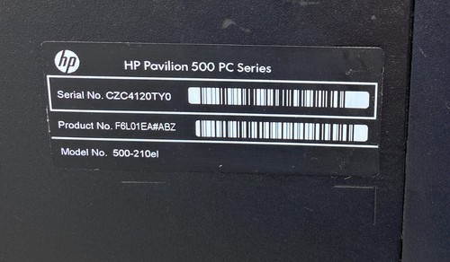 HP Pavilion 500 Mini Tower / CPU I3-4130 3.40GHZ / RAM 4GB / HDD 500GB/W10 Pro - Picture 5 of 6