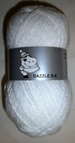 Woolyhippo Dazzle DK Glitter Sparkle Yarn Acrylic Poly Double Knit 100g Wool - Picture 6 of 16