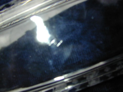 Antique Vintage Heisey Etched Glass Leaded Crystal Relish Dish Parallelogram - Picture 5 of 9