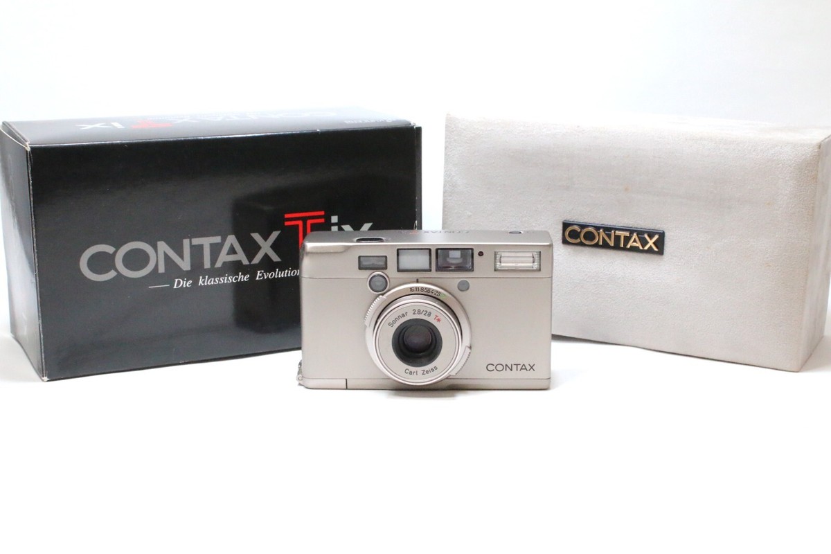 Near Mint] Contax Tix Carl Zeiss 28mm f/2.8 Point＆Shoot Film w