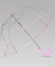Canopi by ShedRain 52" Auto Open Bubble Rain Umbrella - Clear,Waterproof
