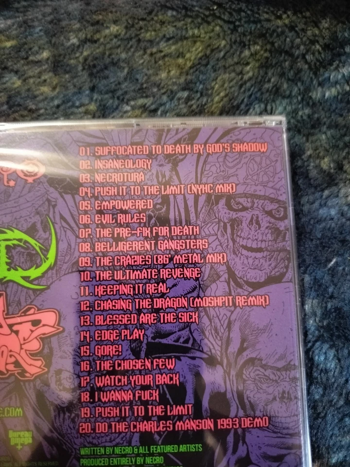 Necro Metal Hip Hop New Cd Vinnie Paz Mf Doom Raekwon Rza Mobb Deep Kool G Rap Foto 2 de 4