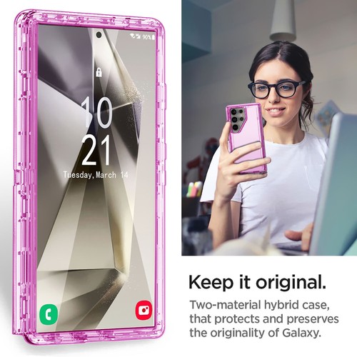 For Samsung Galaxy S24 Ultra/Plus S24+ Clear Crystal Heavy Duty Cover Phone Case - Picture 39 of 39