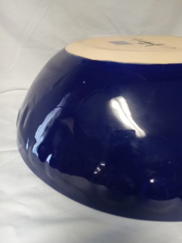 T.S. Ciotola Woodruff Pottery 1994 Fatta a mano 14" Pezzo Raro In Nuova Zelanda Firmata - Foto 15 di 16